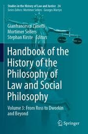 Cover von Handbook of the History of the Philosophy of Law and Social Philosophy