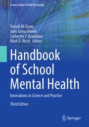 Cover von Handbook of School Mental Health