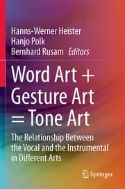 Cover von Word Art + Gesture Art = Tone Art