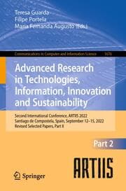 Cover von Advanced Research in Technologies, Information, Innovation and Sustainability