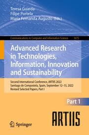 Cover von Advanced Research in Technologies, Information, Innovation and Sustainability