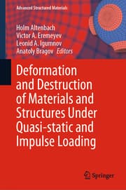 Cover von Deformation and Destruction of Materials and Structures Under Quasi-static and Impulse Loading