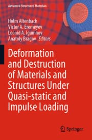 Cover von Deformation and Destruction of Materials and Structures Under Quasi-static and Impulse Loading
