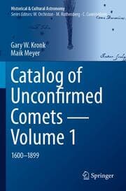 Cover von Catalog of Unconfirmed Comets - Volume 1