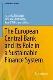 Cover von The European Central Bank and Its Role in a Sustainable Finance System