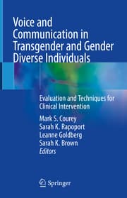 Cover von Voice and Communication in Transgender and Gender Diverse Individuals