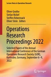 Cover von Operations Research Proceedings 2022