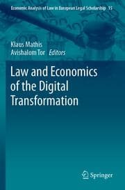 Cover von Law and Economics of the Digital Transformation