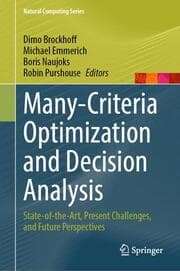Cover von Many-Criteria Optimization and Decision Analysis
