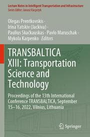 Cover von TRANSBALTICA XIII: Transportation Science and Technology