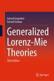 Cover von Generalized Lorenz-Mie Theories