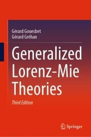 Cover von Generalized Lorenz-Mie Theories