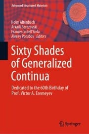 Cover von Sixty Shades of Generalized Continua