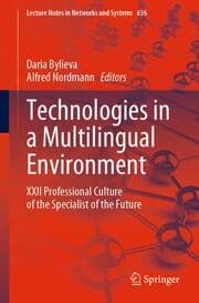 Cover von Technologies in a Multilingual Environment