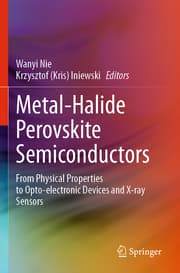Cover von Metal-Halide Perovskite Semiconductors