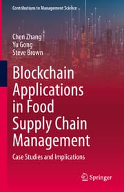 Cover von Blockchain Applications in Food Supply Chain Management