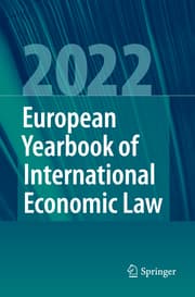 Cover von European Yearbook of International Economic Law 2022