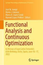 Cover von Functional Analysis and Continuous Optimization
