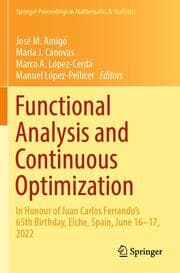 Cover von Functional Analysis and Continuous Optimization