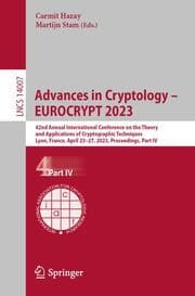 Cover von Advances in Cryptology - EUROCRYPT 2023