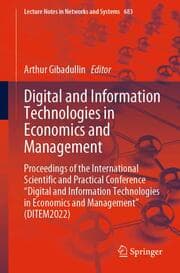 Cover von Digital and Information Technologies in Economics and Management