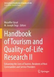 Cover von Handbook of Tourism and Quality-of-Life Research II