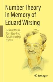 Cover von Number Theory in Memory of Eduard Wirsing