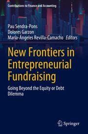 Cover von New Frontiers in Entrepreneurial Fundraising