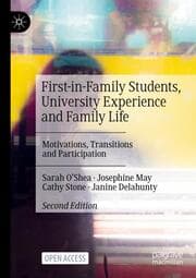 Cover von First-in-Family Students, University Experience and Family Life