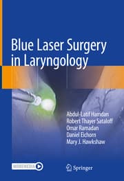 Cover von Blue Laser Surgery in Laryngology