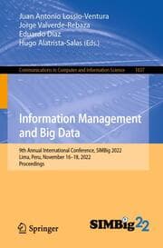 Cover von Information Management and Big Data