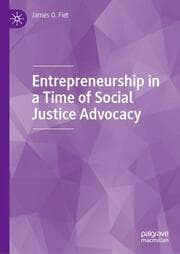 Cover von Entrepreneurship in a Time of Social Justice Advocacy
