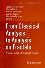 Cover von From Classical Analysis to Analysis on Fractals