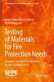 Cover von Testing of Materials for Fire Protection Needs
