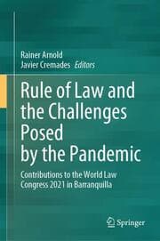 Cover von Rule of Law and the Challenges Posed by the Pandemic