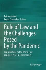 Cover von Rule of Law and the Challenges Posed by the Pandemic