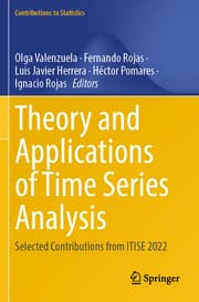 Cover von Theory and Applications of Time Series Analysis