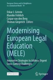 Cover von Modernising European Legal Education (MELE)