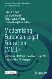 Cover von Modernising European Legal Education (MELE)