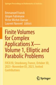 Cover von Finite Volumes for Complex Applications XVolume 1, Elliptic and Parabolic Problems