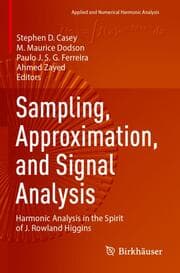 Cover von Sampling, Approximation, and Signal Analysis