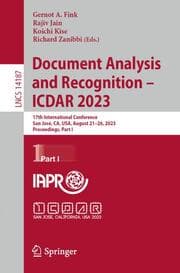 Cover von Document Analysis and Recognition - ICDAR 2023