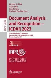 Cover von Document Analysis and Recognition - ICDAR 2023