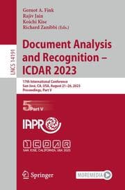 Cover von Document Analysis and Recognition - ICDAR 2023