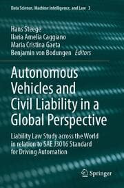 Cover von Autonomous Vehicles and Civil Liability in a Global Perspective