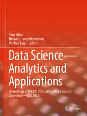 Cover von Data ScienceAnalytics and Applications
