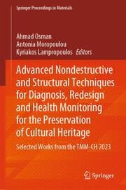 Cover von Advanced Nondestructive and Structural Techniques for Diagnosis, Redesign and Health Monitoring for the Preservation of Cultural Heritage