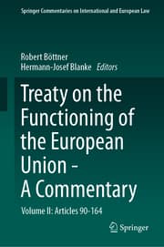 Cover von Treaty on the Functioning of the European Union - A Commentary