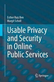 Cover von Usable Privacy and Security in Online Public Services