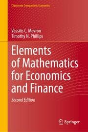 Cover von Elements of Mathematics for Economics and Finance